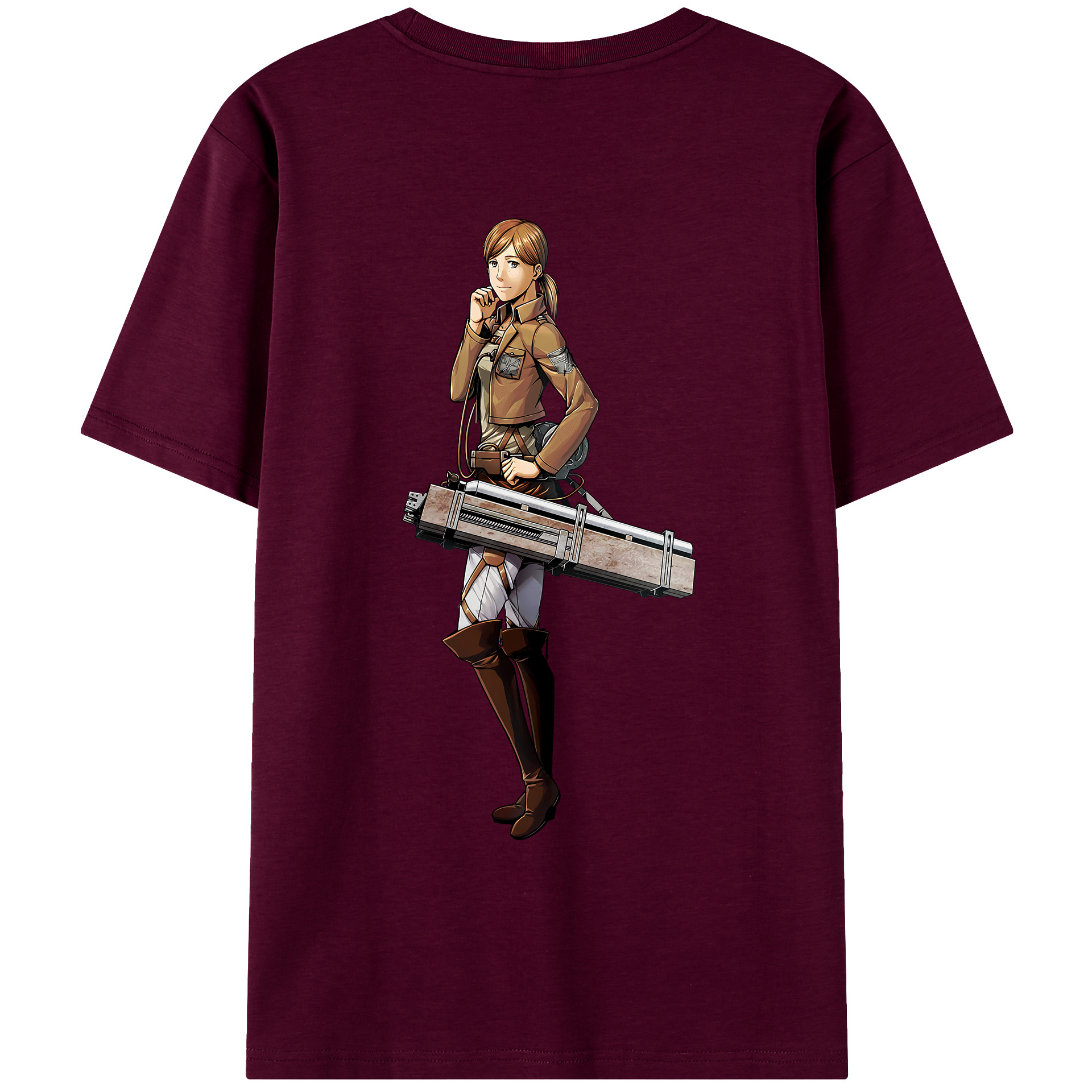 （画像用） 進撃の巨人 Attack on Titan レディース半袖Tシャツ(バックプリント)